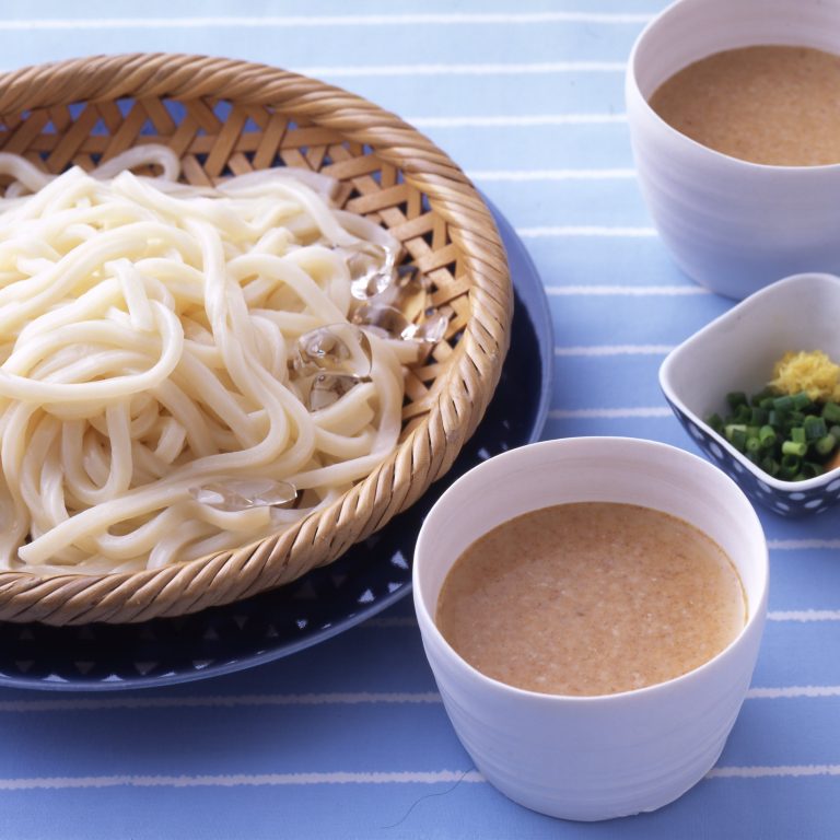 Udon with Sesame Seed Sauce Dip