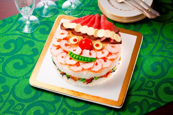 聖誕老公公壽司蛋糕